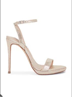 Steve Madden Metallic Gold Stiletto Heels